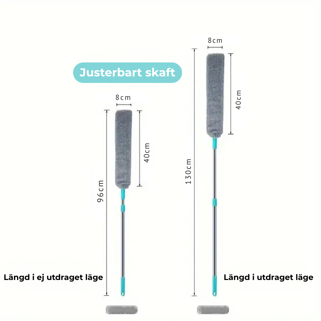 DammSvep™ | Det enklaste sättet att rengöra under möbler på några sekunder