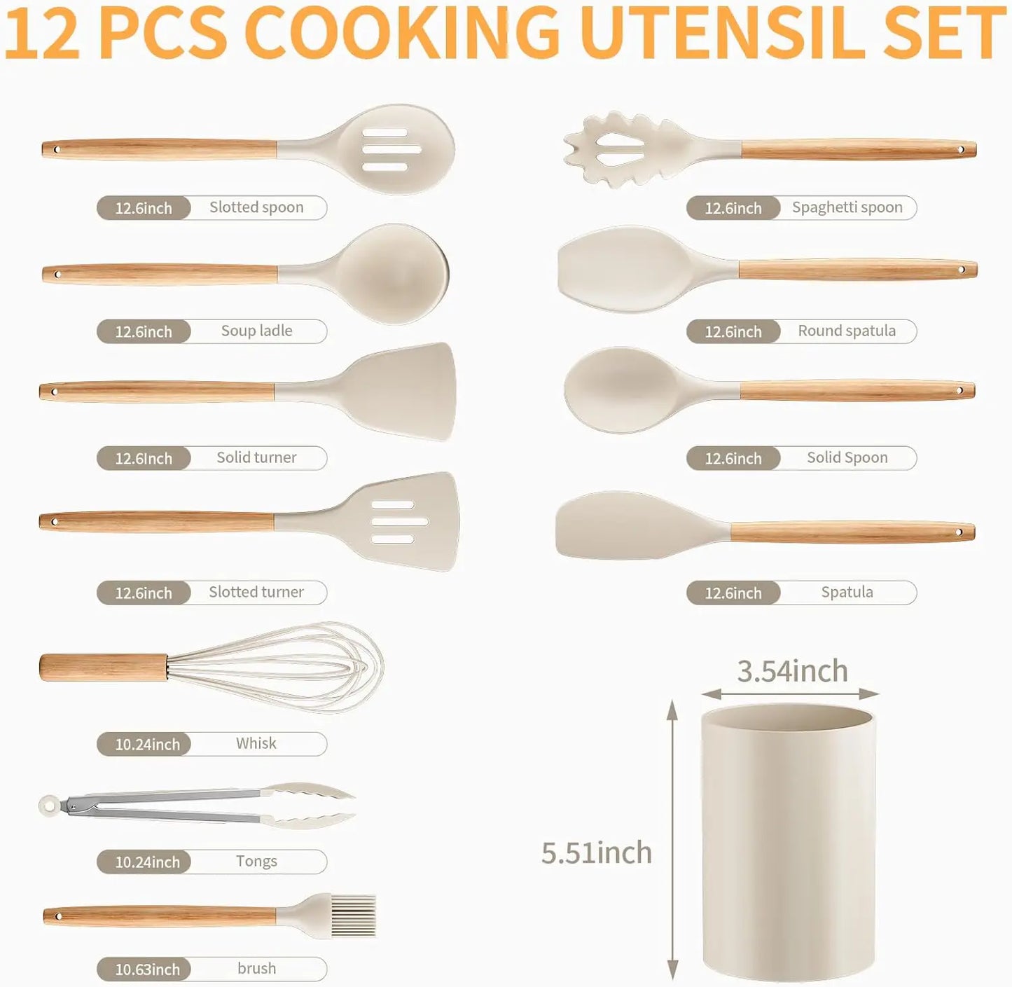 StekSet™ | Stilrent Silikonset för Matlagning (12 delar)