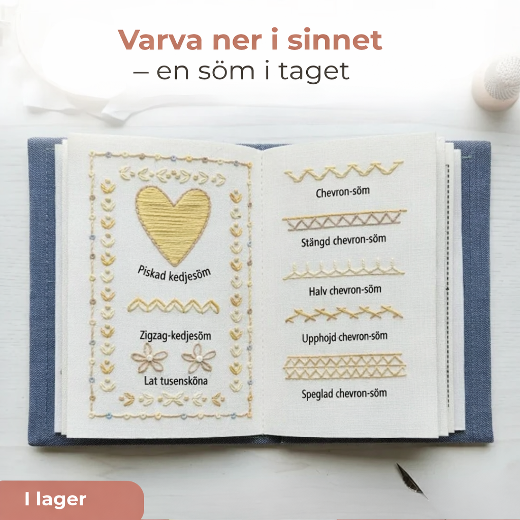 Broderibok™ | Från nybörjare till vacker broderistil på nolltid