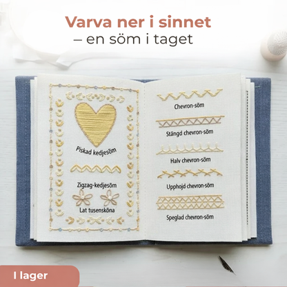 Broderibok™ | Från nybörjare till vacker broderistil på nolltid