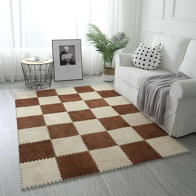 ComfortTiles™ | Mjuka, modulära golvplattor som skapar trygg lek – och snygg inredning. (10-pack)