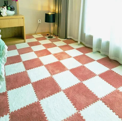 ComfortTiles™ | Mjuka, modulära golvplattor som skapar trygg lek – och snygg inredning. (10-pack)