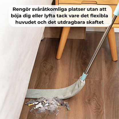 DammSvep™ | Det enklaste sättet att rengöra under möbler på några sekunder
