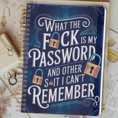PassLog™ | Rolig Lösenordsbok / Password Organizer