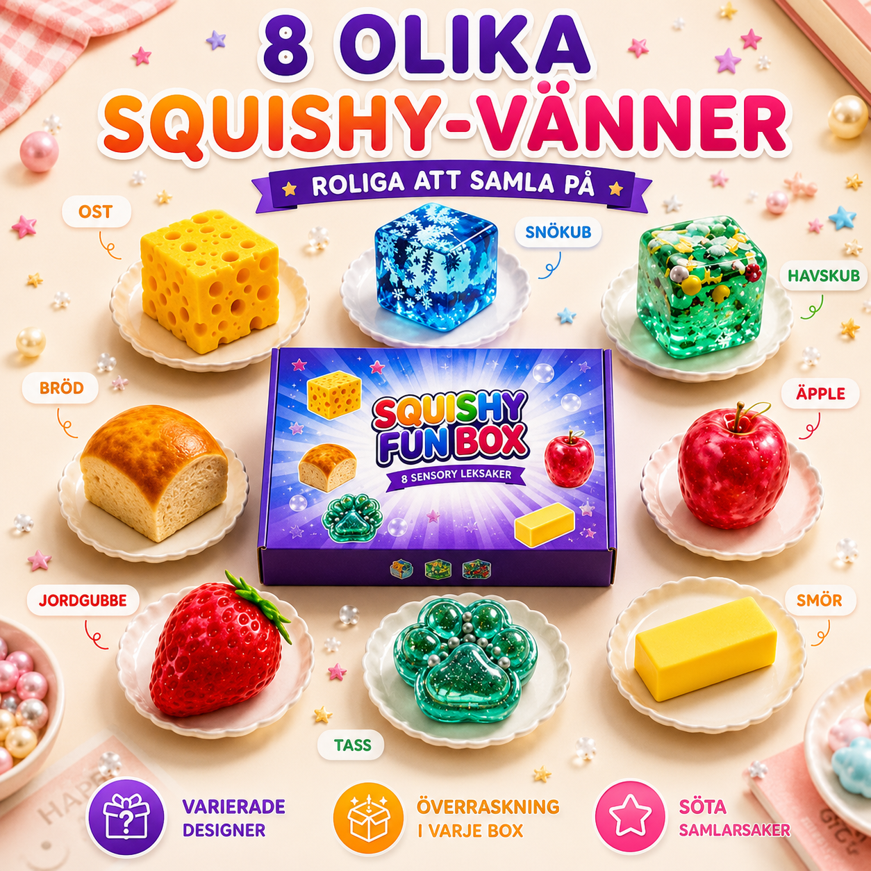 Squishy Fun Box | De Virala Favoriterna i En Magisk Mystery Box!