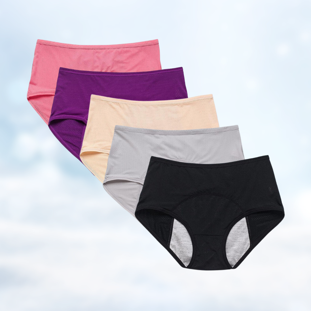 VivaDry™ | Läckagesäkra underkläder (5-pack)