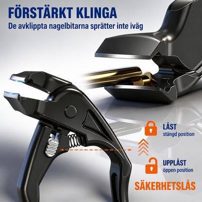 ErgoKlipp™ Ergonomiskt böjd nagelklippare – för tjocka naglar, inåtväxta naglar och enkel klippning