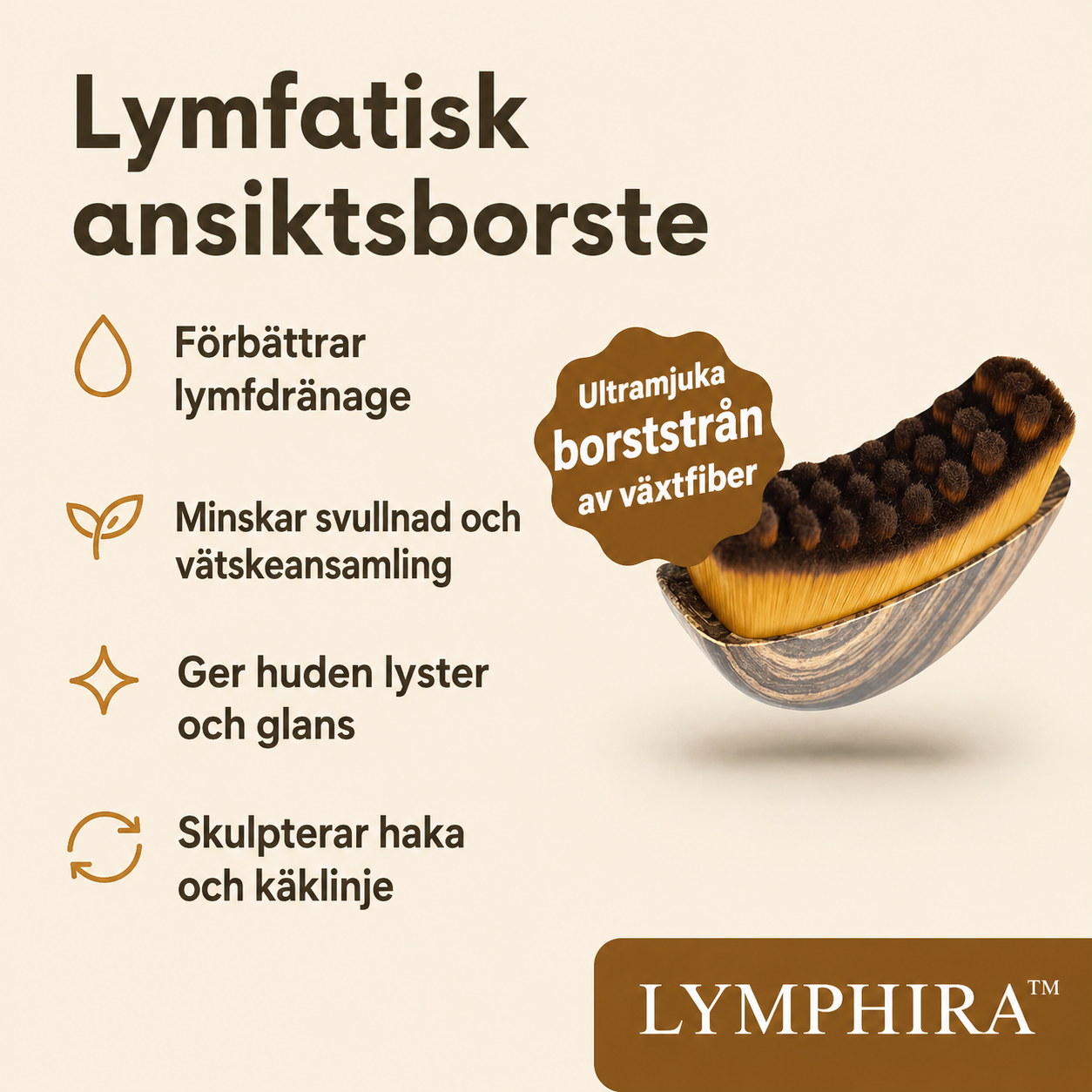 Lymphira™ | Lymfatisk Ansigtsbørste