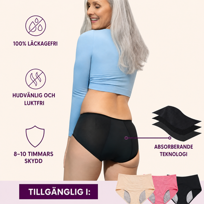 VivaDry™ | Läckagesäkra underkläder (5-pack)