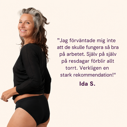 VivaDry™ | Läckagesäkra underkläder (5-pack)