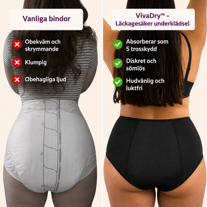 VivaDry™ | Läckagesäkra underkläder (5-pack)