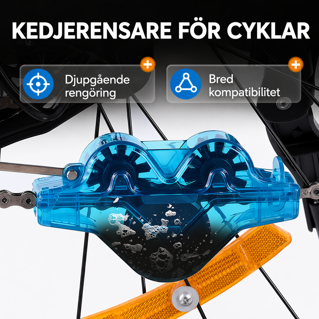 KedjeRen™ | En ren kedja på en minut, utan smutsiga händer