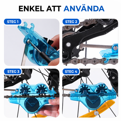 KedjeRen™ | En ren kedja på en minut, utan smutsiga händer