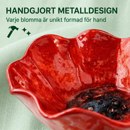 BlomHamn™ | Trädgårdsfågelbad & vattenstation för pollinerare