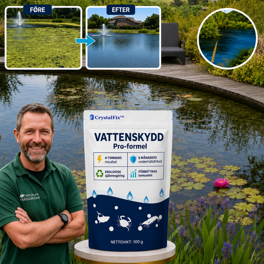 CrystalFix™ Vattenrening | Kristallklart vatten på 24 timmar!
