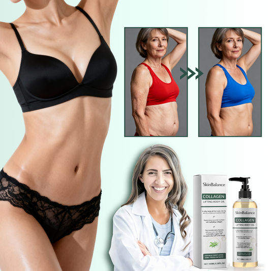 SkinBalance™ Kollagenolja | Stärker och lyfter slapp hud med 98% inom 24 timmar