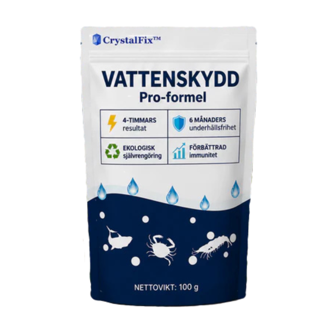 CrystalFix™ Vattenrening | Kristallklart vatten på 24 timmar!