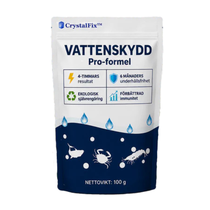 CrystalFix™ Vattenrening | Kristallklart vatten på 24 timmar!