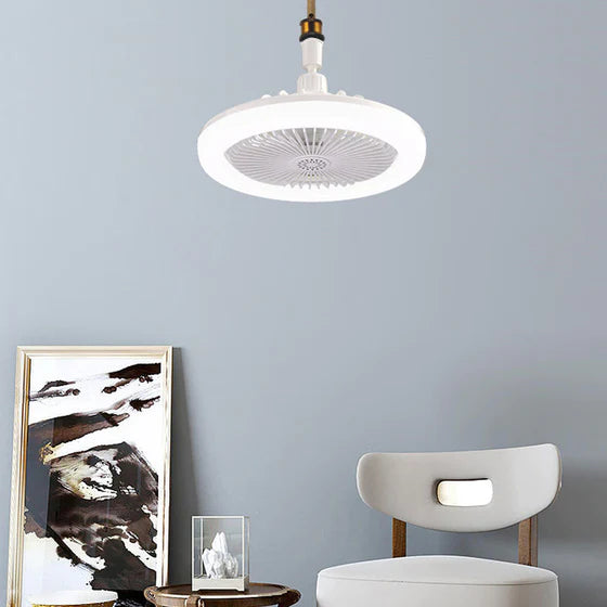 SvalLjus™ | 2-i-1 Fläkt & Taklampa med Fjärrkontroll