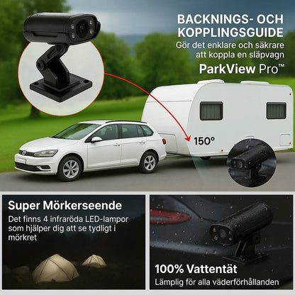 ParkView Pro™ | Backkamera – Tryggare parkering utan stress och gissningar