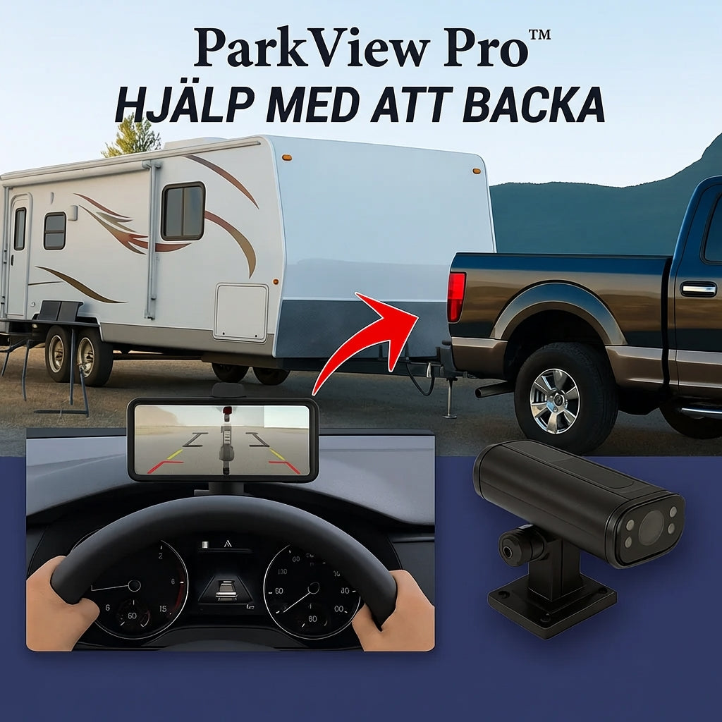 ParkView Pro™ | Backkamera – Tryggare parkering utan stress och gissningar