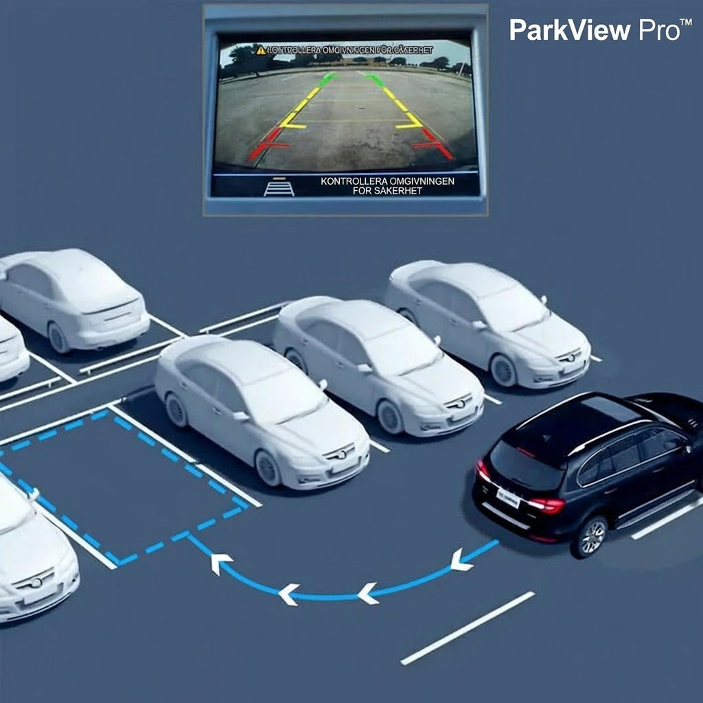 ParkView Pro™ | Backkamera – Tryggare parkering utan stress och gissningar