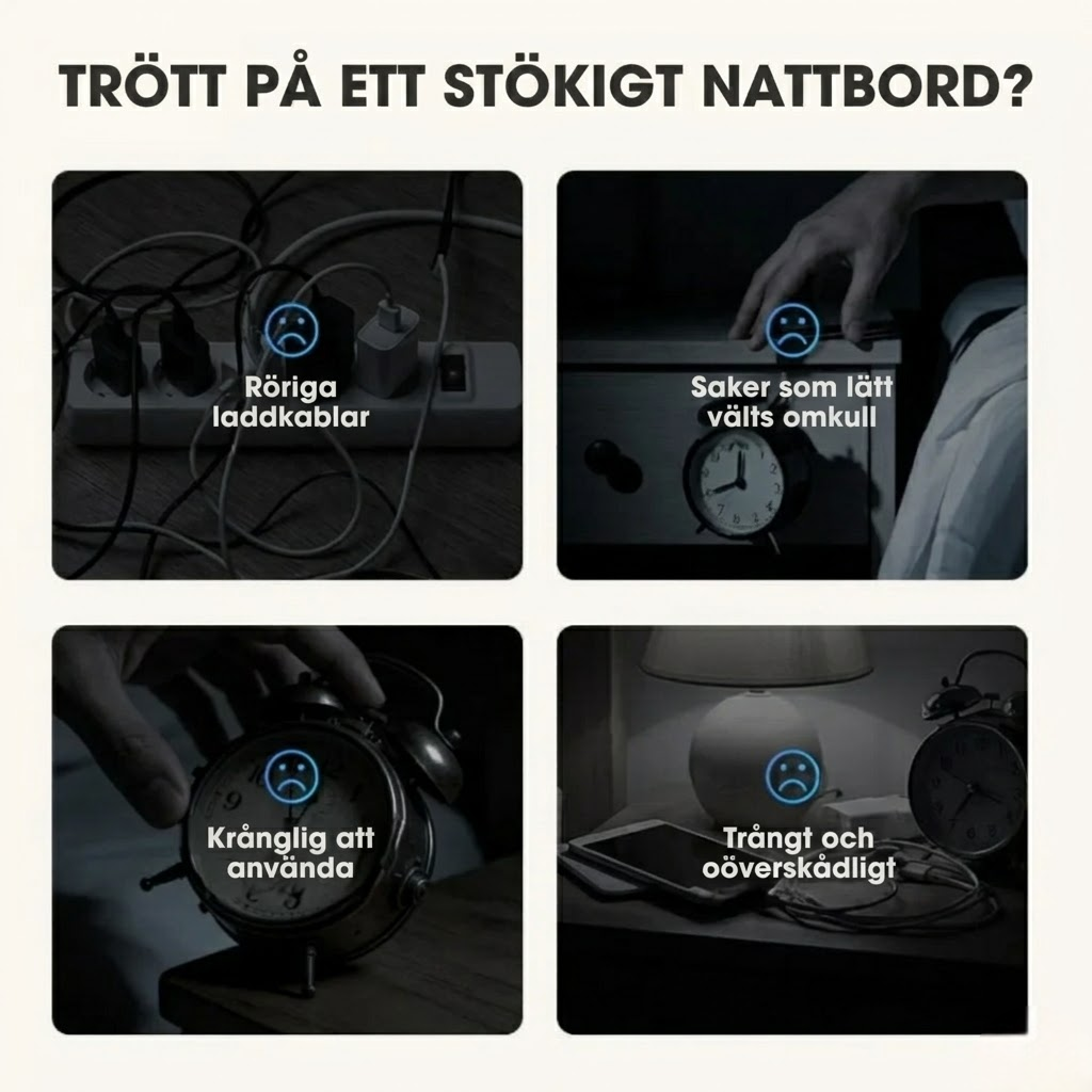 SmartStation™ | 6-i-1 Trådlös Laddstation med Flera Funktioner