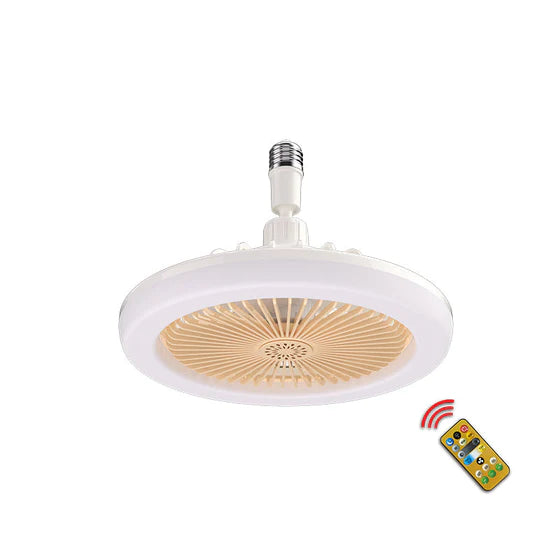 SvalLjus™ | 2-i-1 Fläkt & Taklampa med Fjärrkontroll