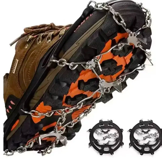 SnowTrax™ | Pull-On Snökedjor för Skor (1 Par: 2-Pack)