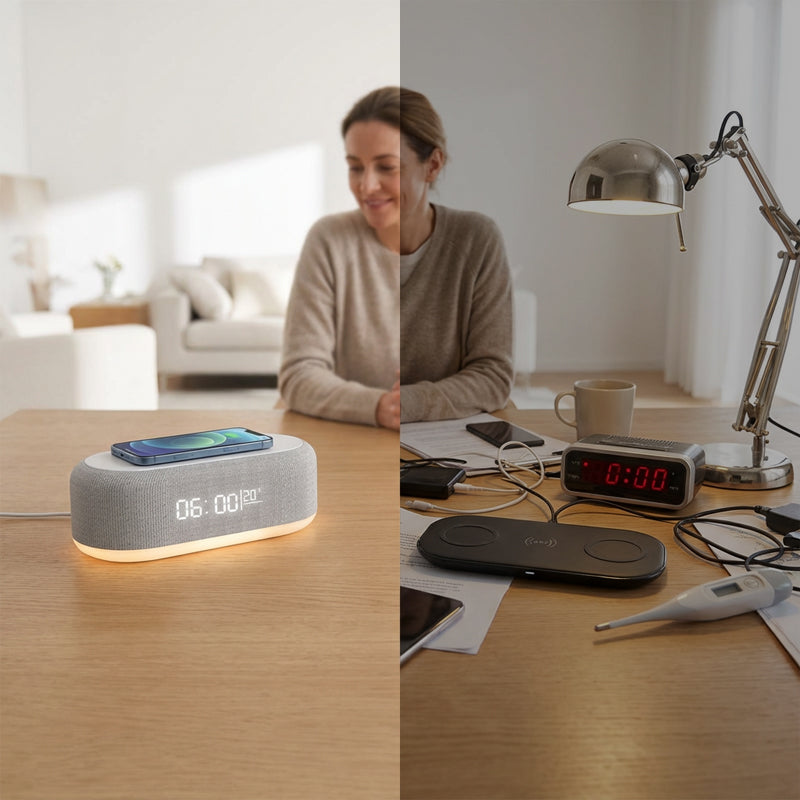 SmartStation™ | 6-i-1 Trådlös Laddstation med Flera Funktioner