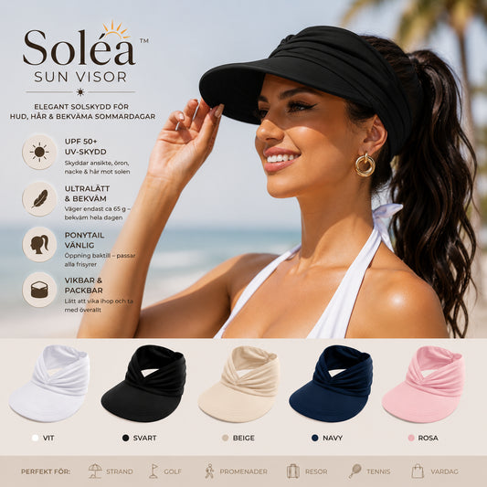Soléa™ | Elegant solskydd för hud, hår och bekväma sommardagar